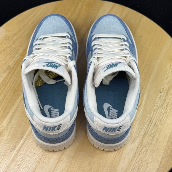 Nike Dunk Low Smokey Blue Denim IH5073-006 Womens New Size 6 Sneakers - Picture 8 of 10